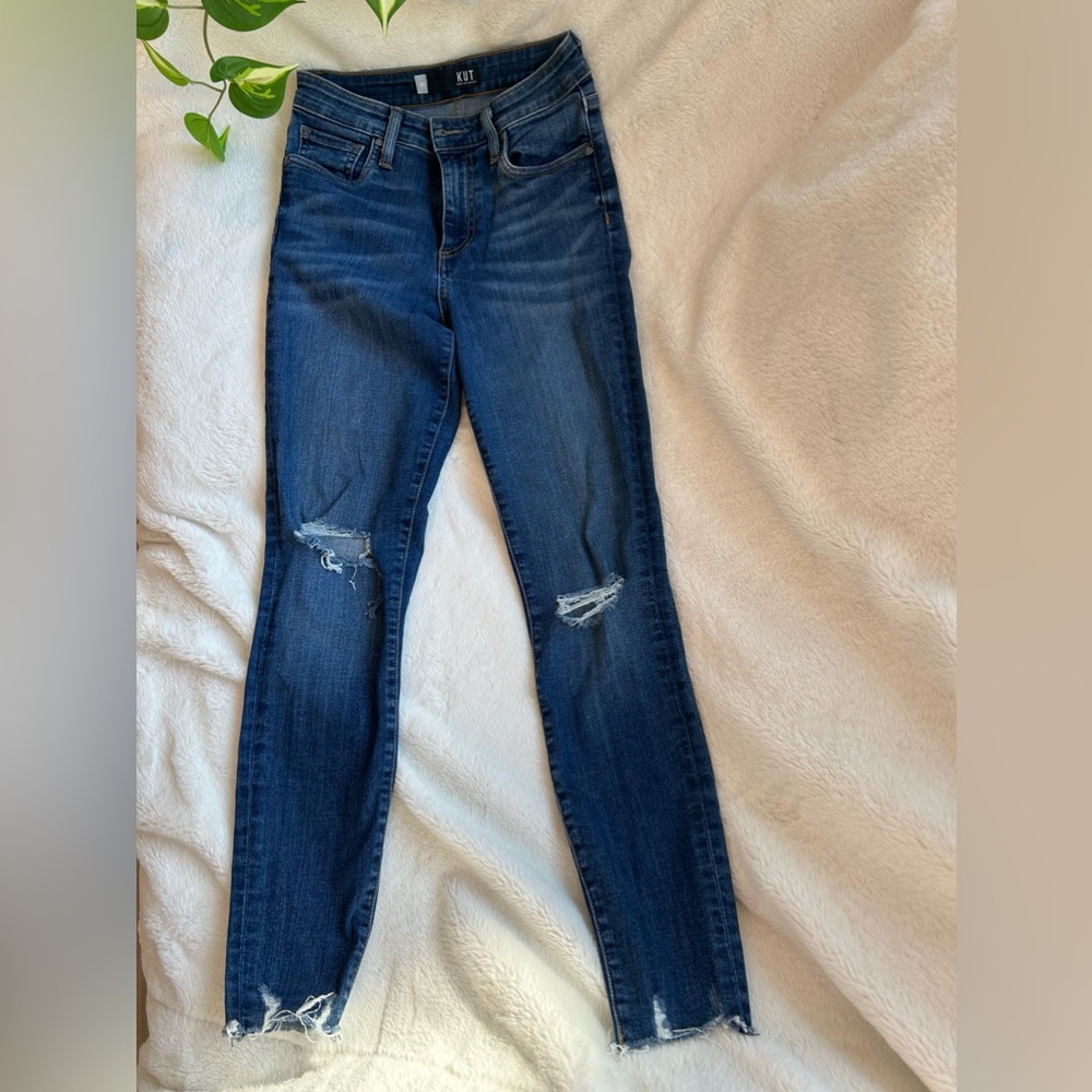 Kut high rise Connie ab fab skinny fit, classic blue